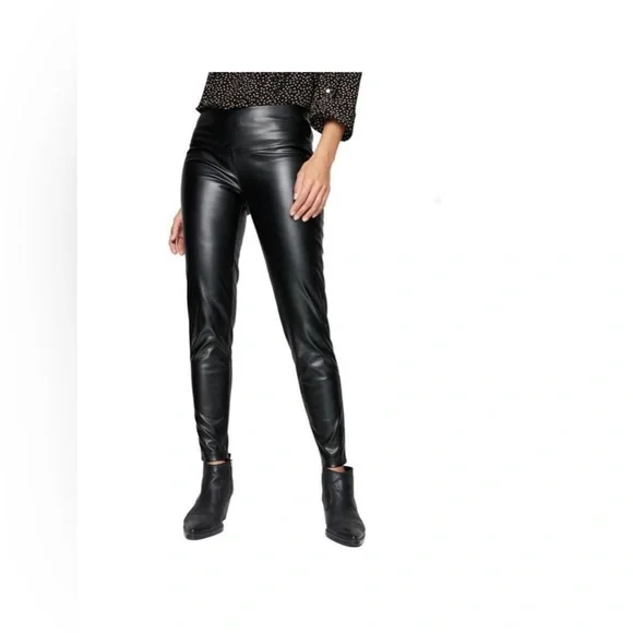 SOLD!!! Faux Leather Pants - Picture 3 of 6